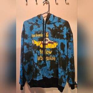 The Beatles Yellow Submarine Blue and Black Hoodie